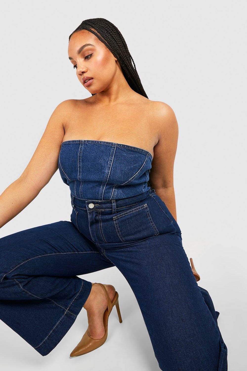 Boohoo plus outlet jeans